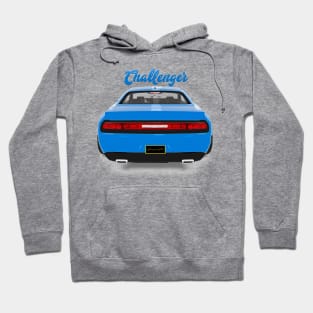 Challenger Drift Blue Back Hoodie